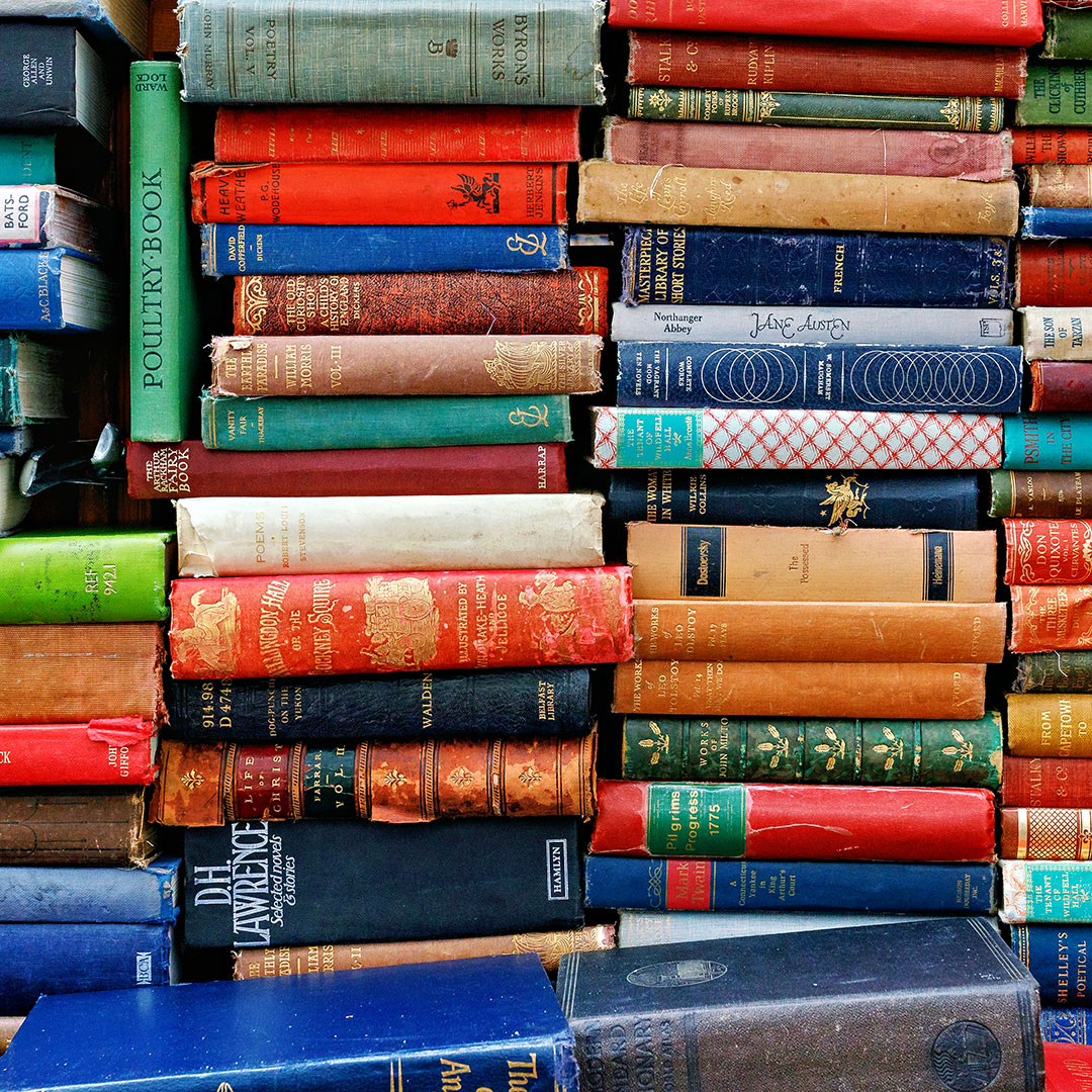 Antique book collection